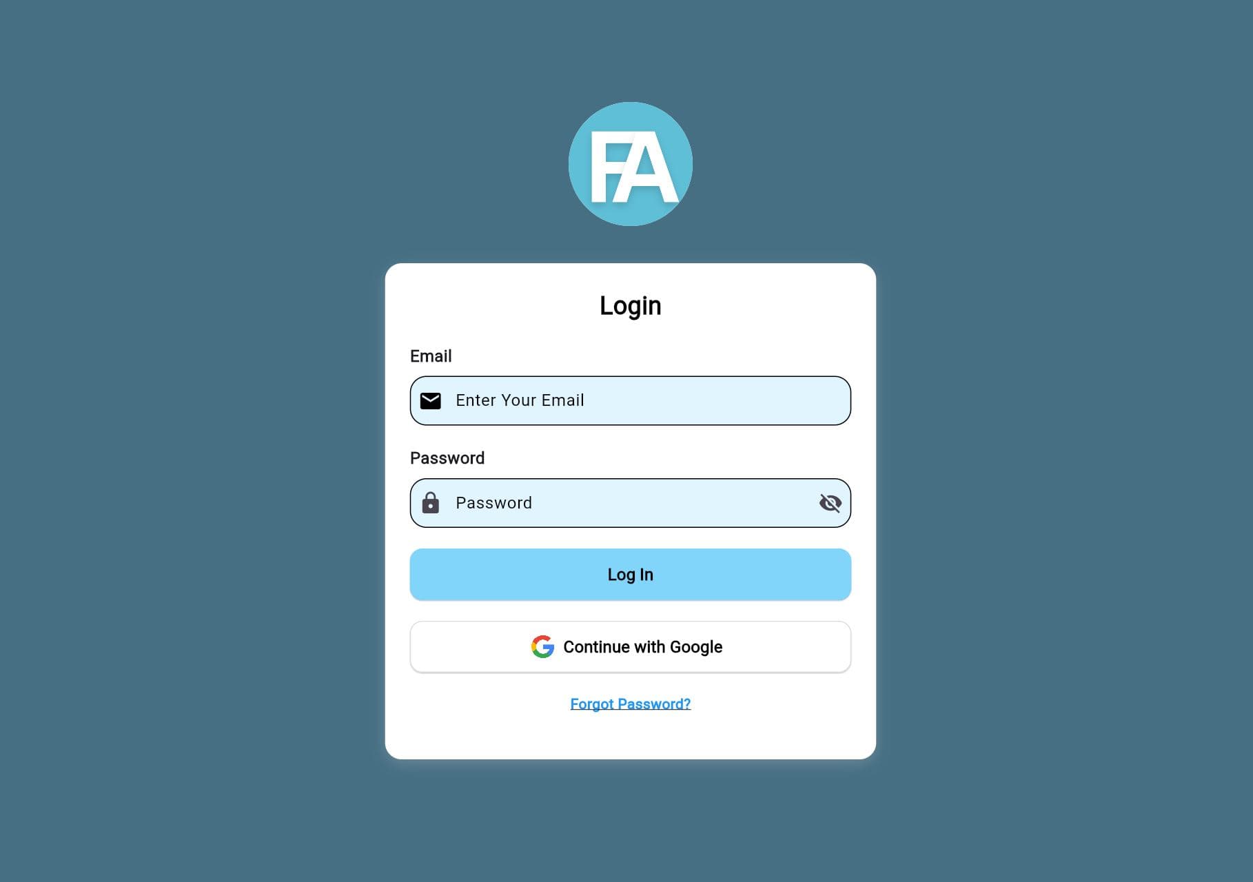Ferra Ag (Capstone project) screenshot – slide 1 of 3